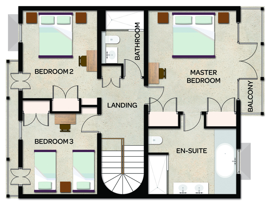 Upstairs Floor Plan